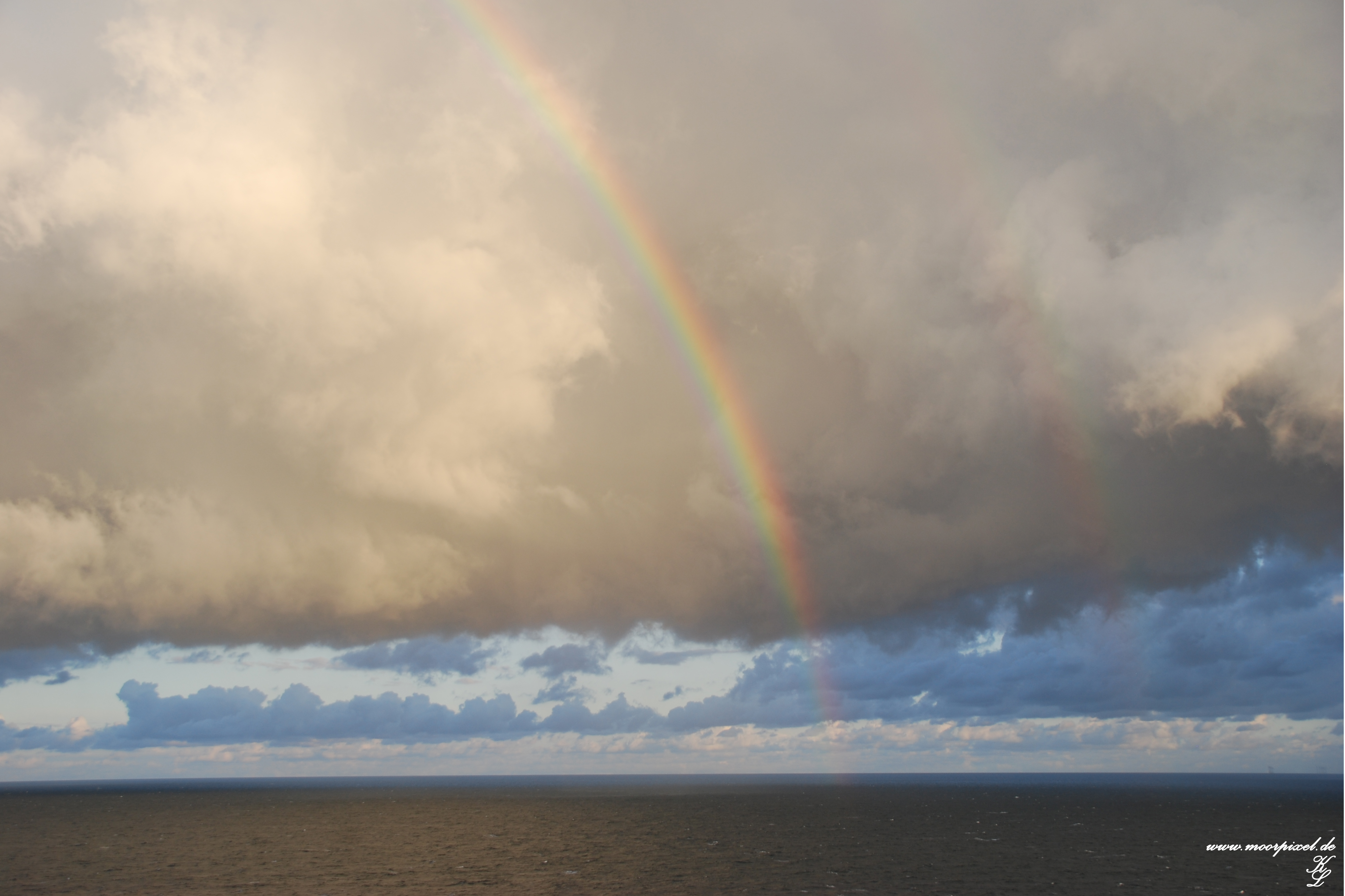 Regenbogen auf der Nordsee